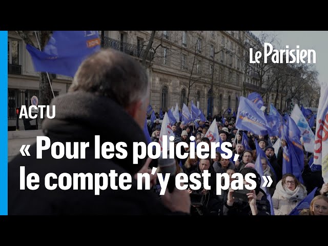 Paris 2024 : le « Bloc syndical » des policiers manifeste à son tour, 200 jours avant les JO