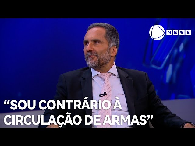 "Sou contrário à circulação de armas de fogo", diz Mario Sarrubbo