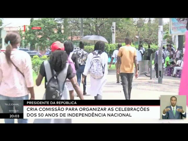 Presidente da República - Cria comissão para organizar as celebrações dos 50 anos da independência