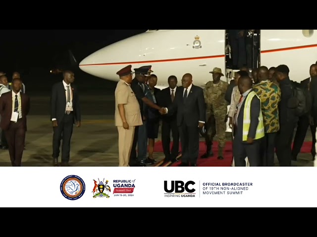 GHANA'S PRESIDENT H.E. NANA AKUFO-ADDA, ARRIVES FOR THE ONGOING 19TH NON-ALIGNED MOVEMENT SUMMI