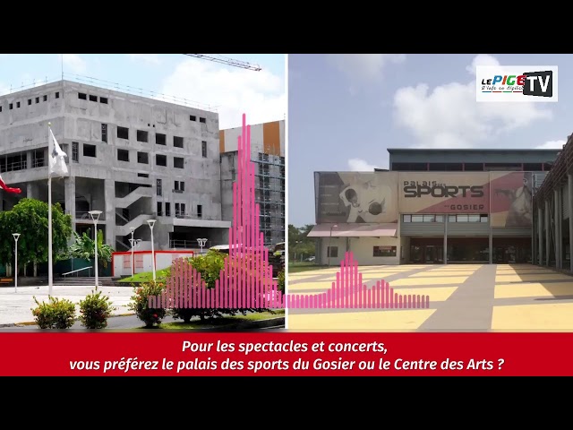 Pour les spectacles et concerts, vous préférez le palais des sports du Gosier ou le Centre des Arts?