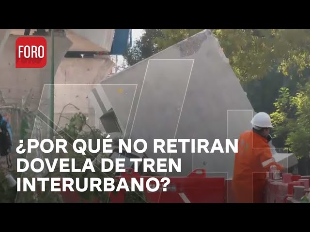 Tren Interurbano: ¿Por qué no se puede retirar la dovela de inmediato? - A las Tres