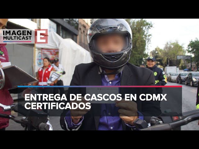 ¿Cómo y dónde obtener cascos certificados para motos gratis en CDMX? | Riders