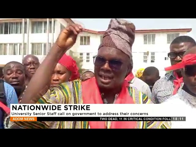 Nationwide Strike: University Senior Staff call on government to address their concerns (18-1-24)