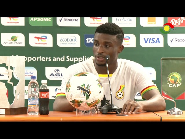 Kudus Mohammed's post game presser: Ghana 2:2 Egypt || AFCON23