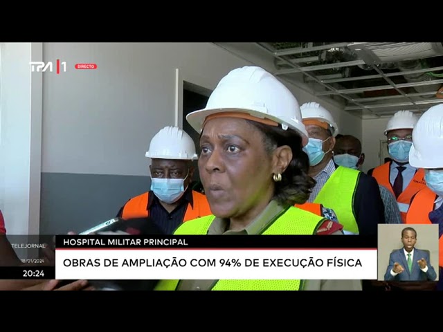 Hospital Militar Principal - Obras de ampliação com 94% de execução física