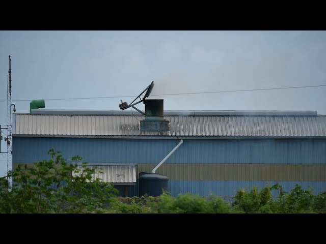 Incinerator smoke cause early closure of school