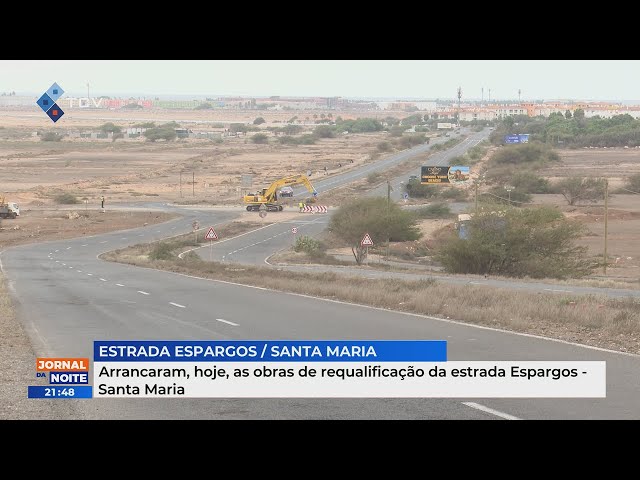 Arrancaram, hoje, as obras de requalificação da estrada Espargos Santa Maria