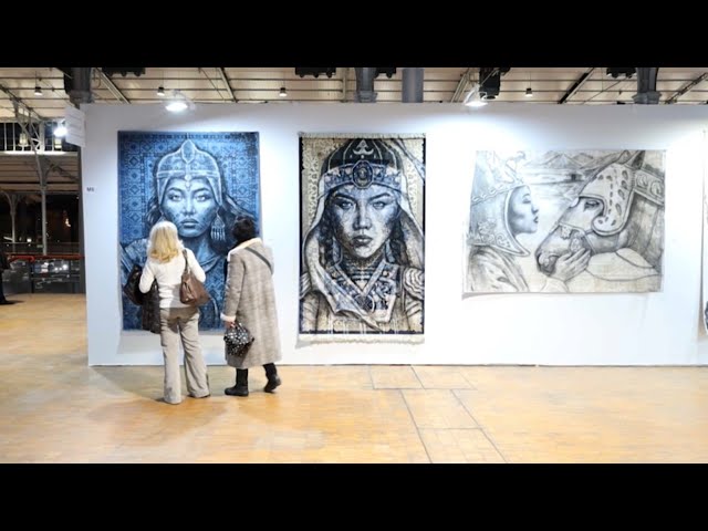 ⁣Казахстанское искусство представлено на мировой выставке в Париже