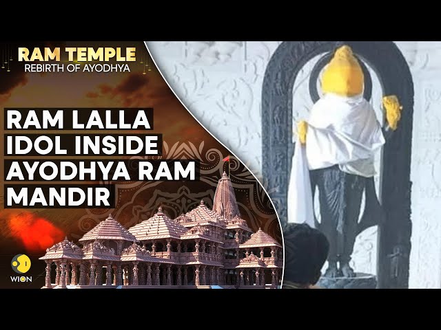 Ram Mandir Pran Pratistha LIVE: World gets first glimpse of Ram Lalla idol inside Ram Mandir | WION