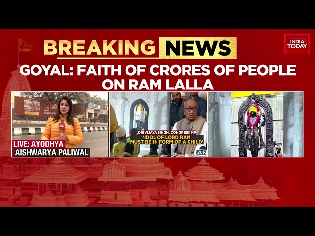 Ram Mandir Politics | BJP's Goyal Slams Digvijay Singh, Says Faith Of Crores Of People On Ram L