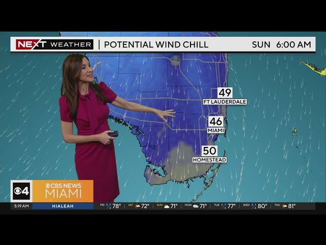 South Florida 5 a.m. Weather Forecast 1/19/2024