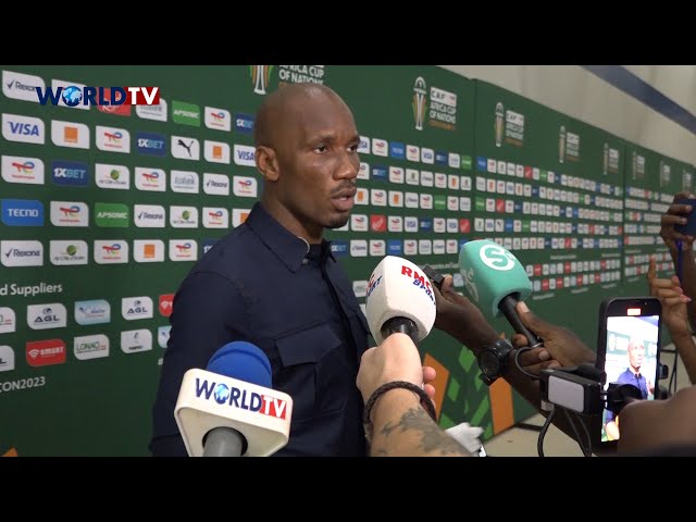 CAN 2023 - Réaction de la Légende Didier DROGBA lors du match Côte d'Ivoire Vs Nigéria, 2ème jo