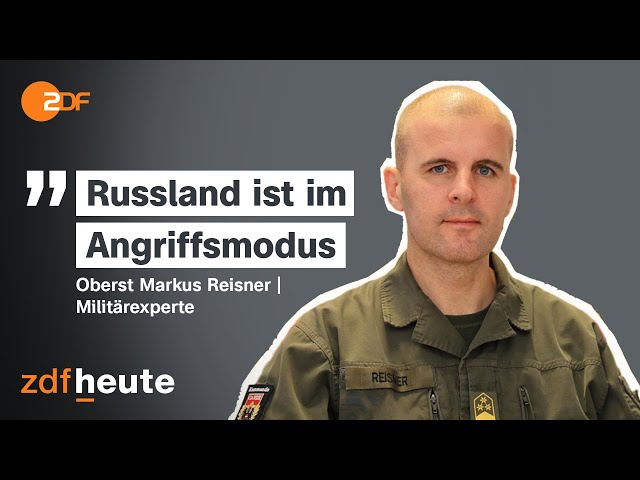 Militärexperte zu Russlands Winteroffensive: Ukraine deutlich in der Defensive | ZDFheute live