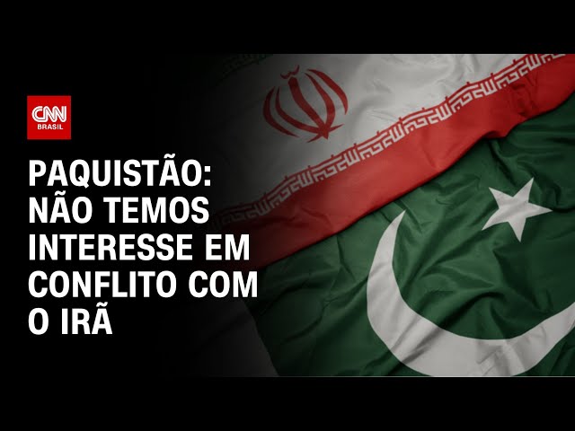 Paquistão: Não temos interesse em conflito com o Irã | CNN NOVO DIA