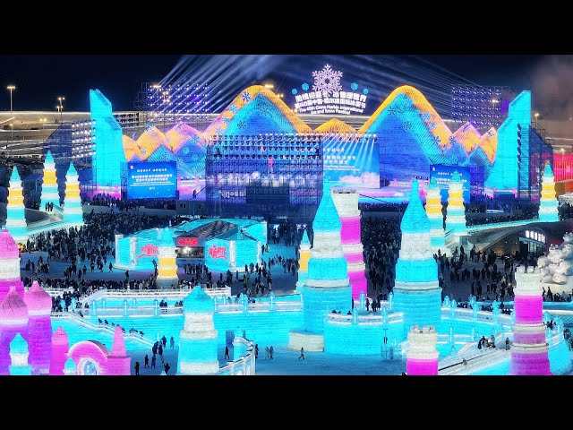 Live: Harbin Ice and Snow World wows visitors with spectacular sculptures – Ep. 14