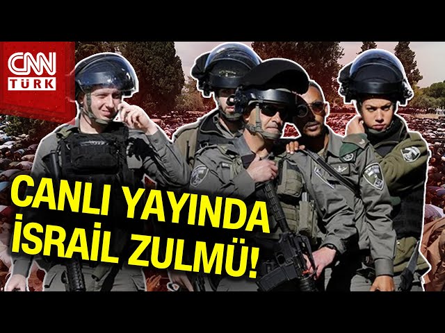 SON DAKİKA! | İsrail Polisi İbadet Etmek İsteyen Müslümanlara Saldırıyor! #Haber