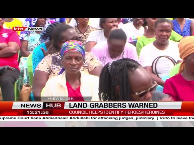 Governor Wamatangi sends a warning to land grabbers