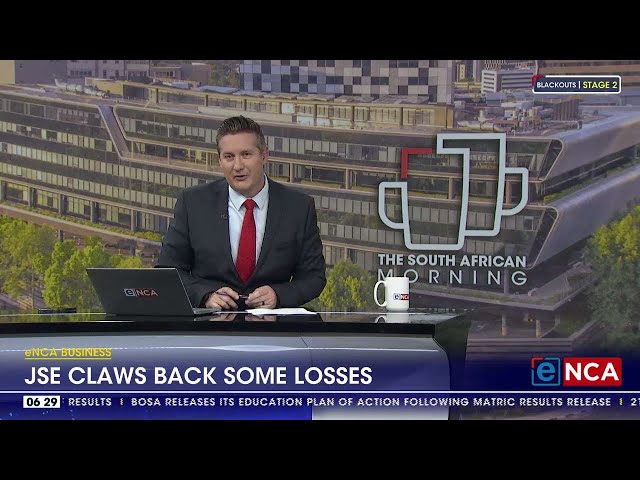 JSE claws back some losses