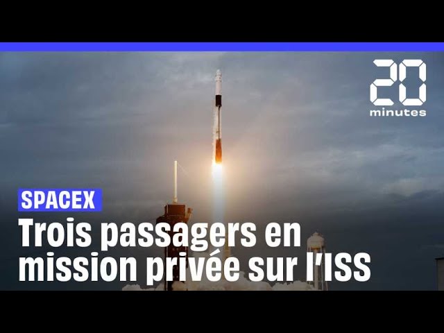 SpaceX : Des Européens ont décollé pour l’ISS grâce à une mission privée #shorts