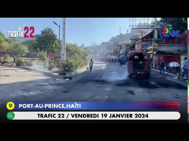 Trafic 22 - vendredi 19 Janvier 2024 - Port-au-Prince,Haïti #Rtvc #Trafic22 #MS