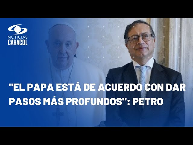 Hacer en el Vaticano un ciclo de negociaciones con el ELN, le propone Petro al papa Francisco