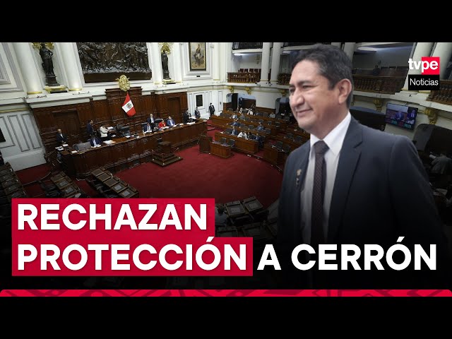 Vladimir Cerrón: congresistas rechazan protección a prófugo líder de Perú Libre