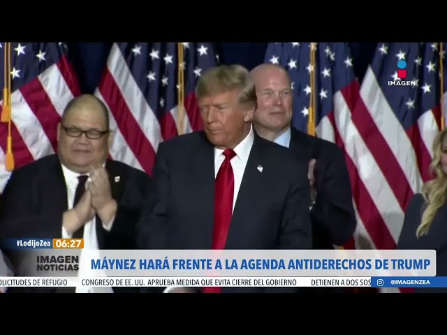 Máynez hará frente a la agenta antiderechos de Trump | Noticias con Francisco Zea