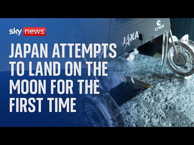 Watch live: Japan attempts to land on the moon with 'precision' Smart Lander