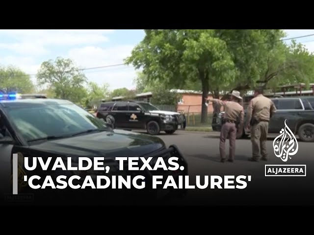 Uvalde school shooting: Justice department finds 'cascading failures'