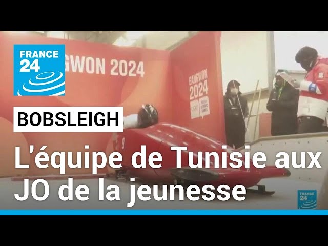 L’équipe de Tunisie de bobsleigh aux JO de la jeunesse d’hiver en Corée du Sud • FRANCE 24