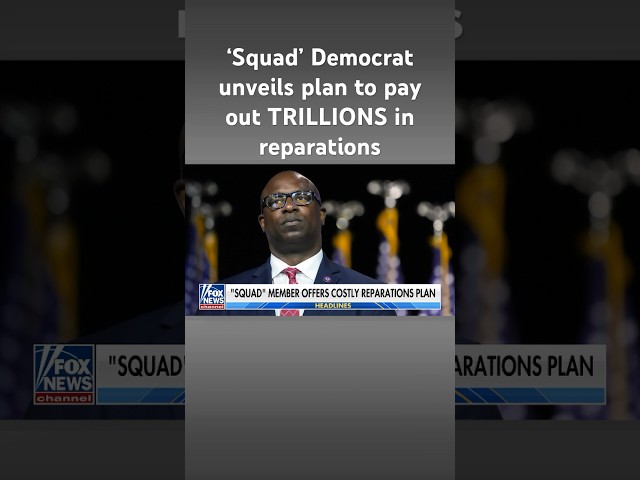 ‘Squad’ member pushes massive slavery reparations bill