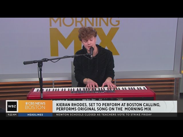 Berklee student, Boston Calling performer Kieran Rhodes stops by and performs on the Mix!