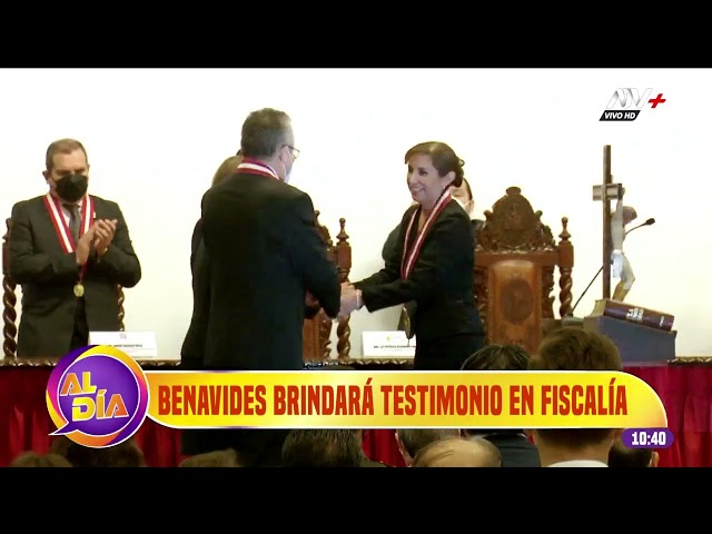 Patricia Benavides brindará testimonio en Fiscalía el 25 y 26 de enero