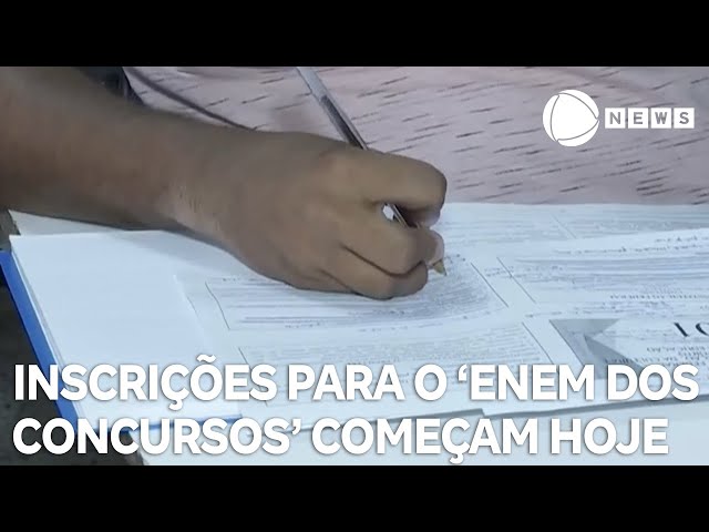 'Enem dos concursos': governo abre inscrições para diversas vagas