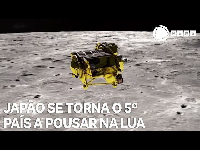 Japão se torna o 5º país a pousar na Lua