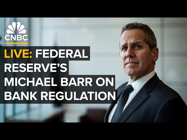 LIVE: Federal Reserve Vice Chair for Supervision Michael Barr speaks on bank regulation — 1/19/2024