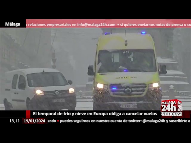 Noticia - El temporal de frío y nieve en Europa obliga a cancelar vuelos