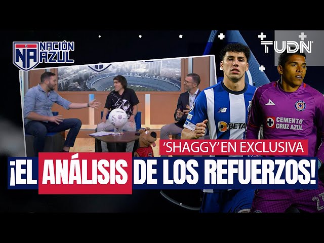  NACIÓN AZUL: ¿Jorge Sánchez a Cruz Azul?  'Shaggy' Martínez en EXCLUSIVA | TUDN