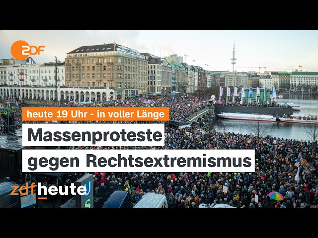 heute 19:00 Uhr vom 19.01.2024 Rechtsextremismus, Staatsangehörigkeitsrecht, Bundeshaushalt 2024