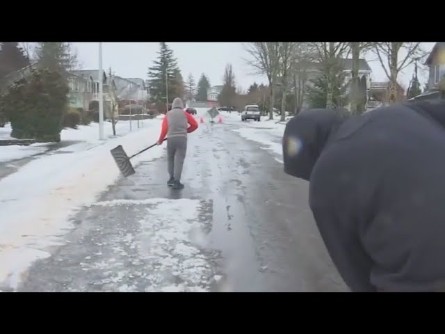 Heavy snow impacting cities across the country