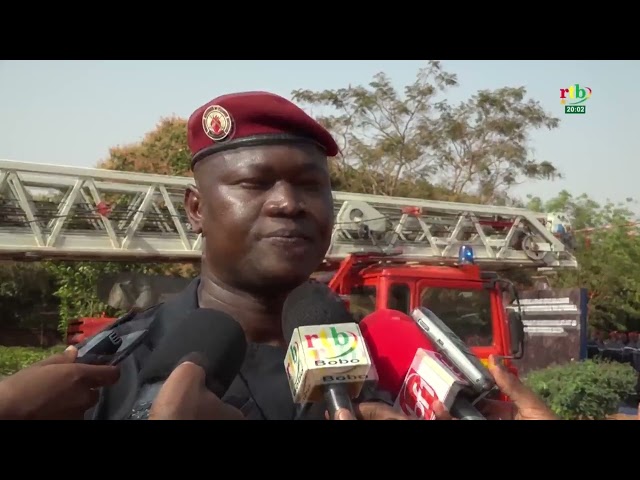 Le Capitaine Blaise WAONGO est le nouveau commandant de l'école nationale des sapeurs-pompiers