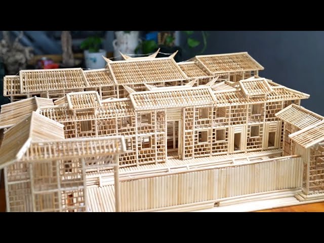 Intricate model house retains childhood memories