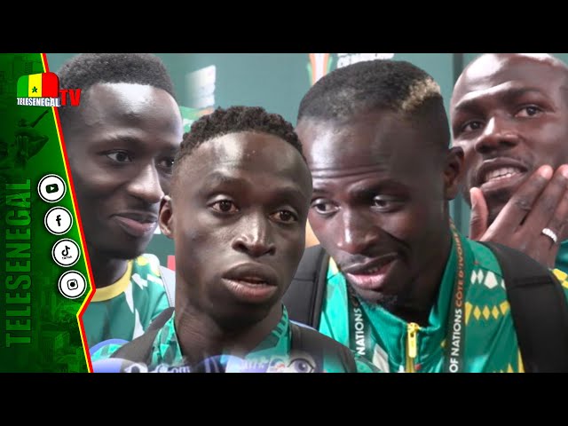 Réactions de Sadio Mané, Pape Matar Sarr, Kalidou et cie... après la victoire contre le Cameroun