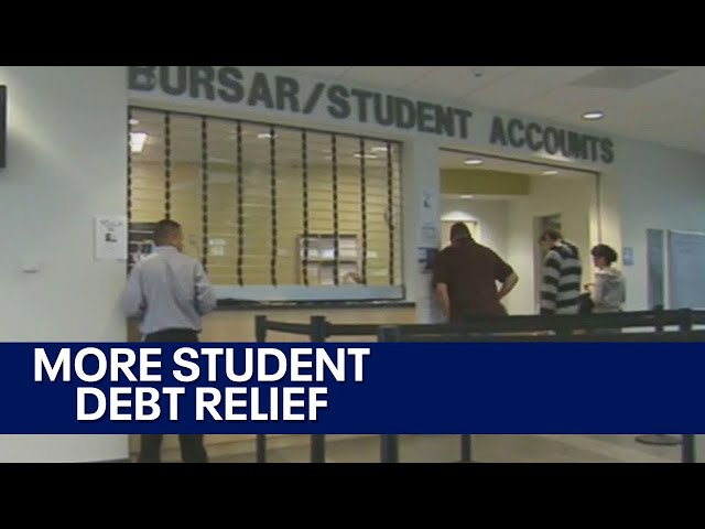 More debt cancelation for student loan borrowers