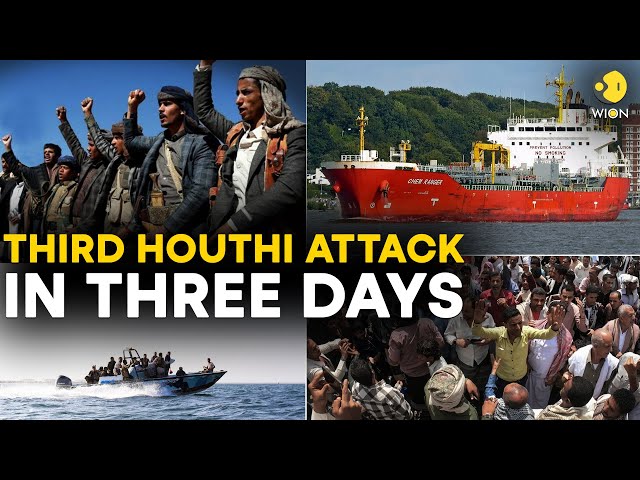 Third Houthi Attack on Commerial Shipping Vessel in Three Days | WION Originals