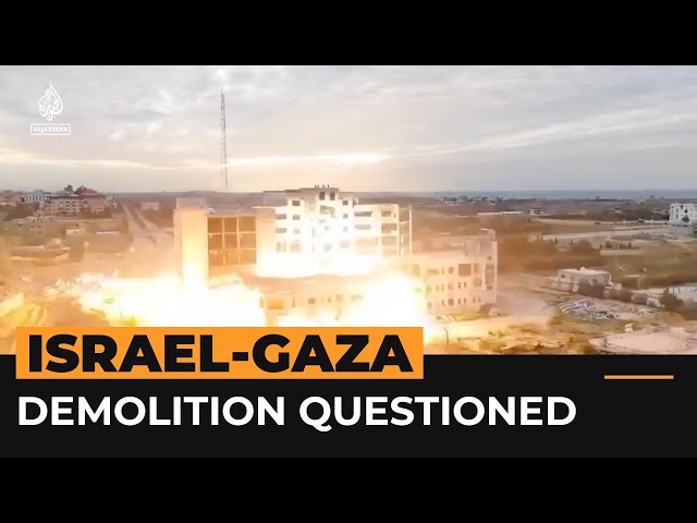 Journalist questions bombing of Gaza university | Al Jazeera Newsfeed