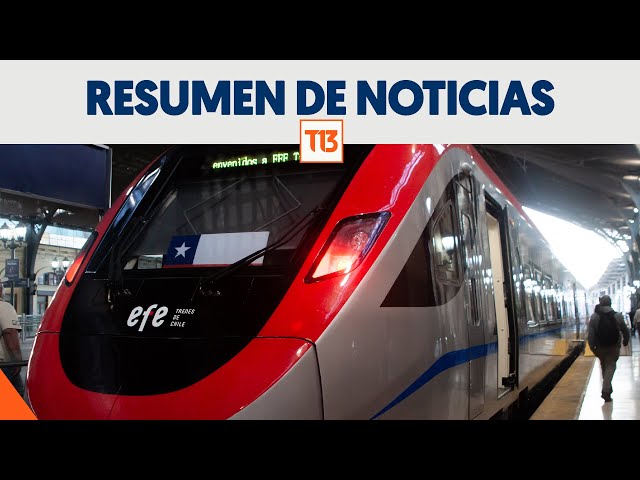 Resumen de noticias 19 de enero: Chile estrenó el recorrido del tren más rápido de Sudamérica