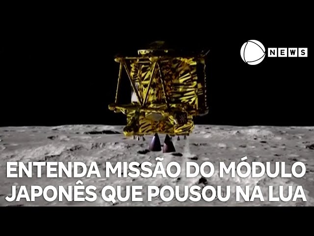 Entenda missão do módulo japonês que pousou na Lua