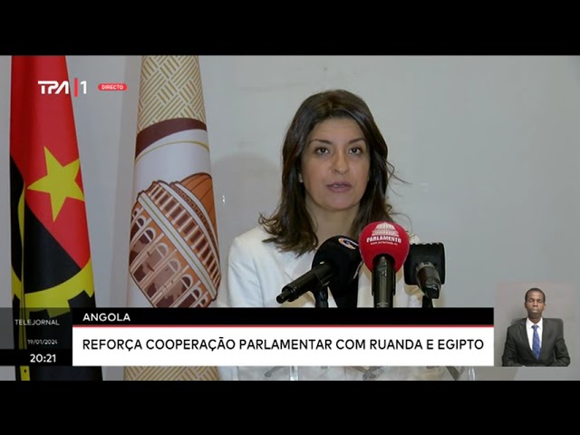 ⁣Angola reforça Cooperação Parlamentar co Ruanda e Egipto